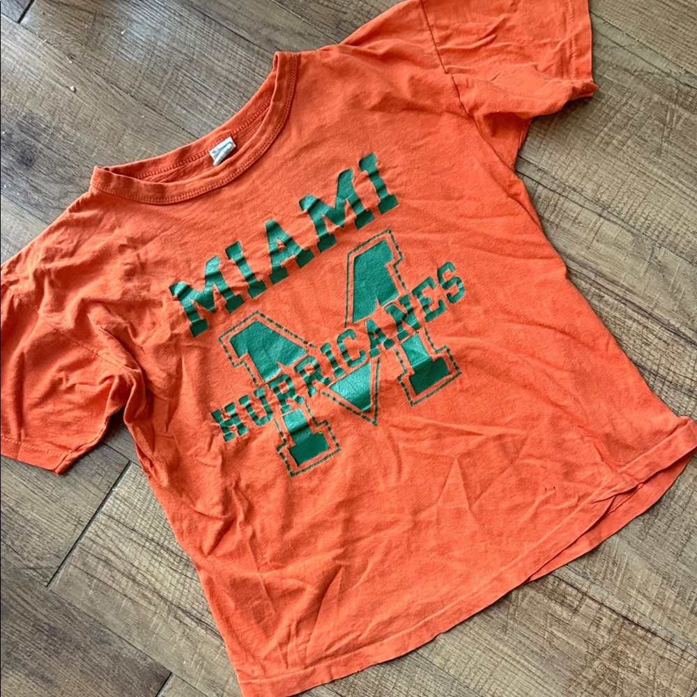 Champion Orange Miami Hurricanes VIntage